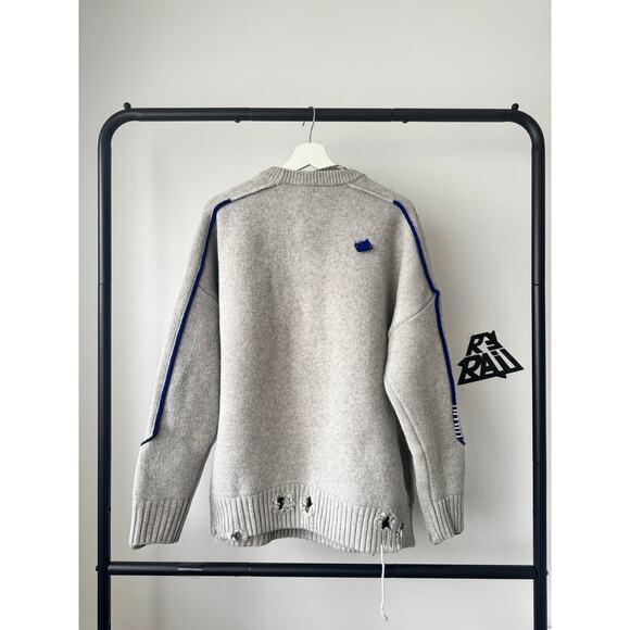 Zara x Ader Error Oversized Heavy Logo Wool Sweater - Picture 2 of 5